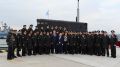 «Крестная мама» подводной лодки Б-268 «Великий Новгород», депутат Новгородской областной Думы Лариса Сергухина приняла участие в торжественном построении экипажа по случаю 10-летия со дня спуска на воду боевого корабля