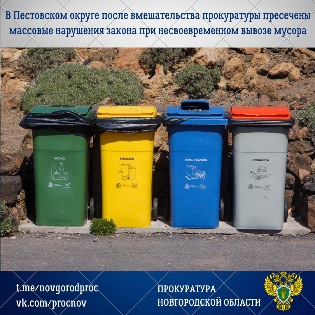 Прокуратура Пестовского района по обращению местной жительницы, поступившему с личного приема прокурора области Сергея Швецова, провела проверку соблюдения требований законодательства в части обращения с твердыми...