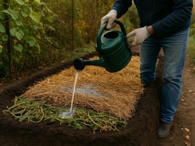 Зимняя мульча: опасности и секреты правильного выбора