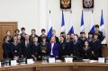 Воспитанники Клуба юных моряков капитана Варухина Н.Г. посетили Новгородскую областную Думу