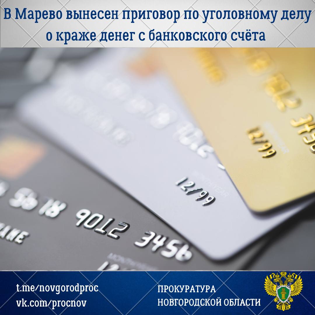 Валдайский районный суд с участием представителя прокуратуры Маревского района вынес обвинительный приговор по уголовному делу в отношении 63-летней местной жительницы Елены Тихомировой