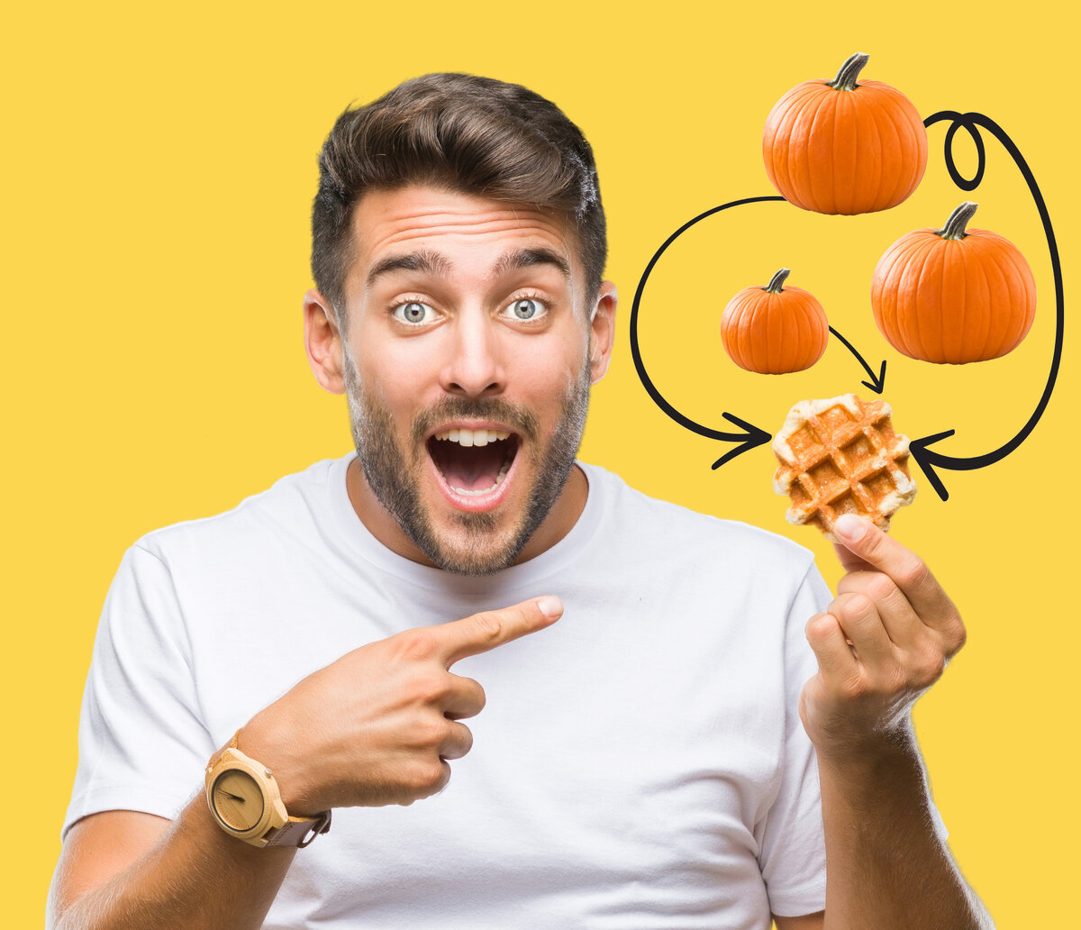 Тыква в вафлях: новая кулинарная находка