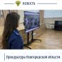 Работники отдела кадров прокуратуры Новгородской области провели профориентационные мероприятия для учащихся старших классов общеобразовательных организаций региона