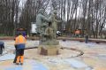 В Великом Новгороде восстанавливают мозаику фонтана «Садко»