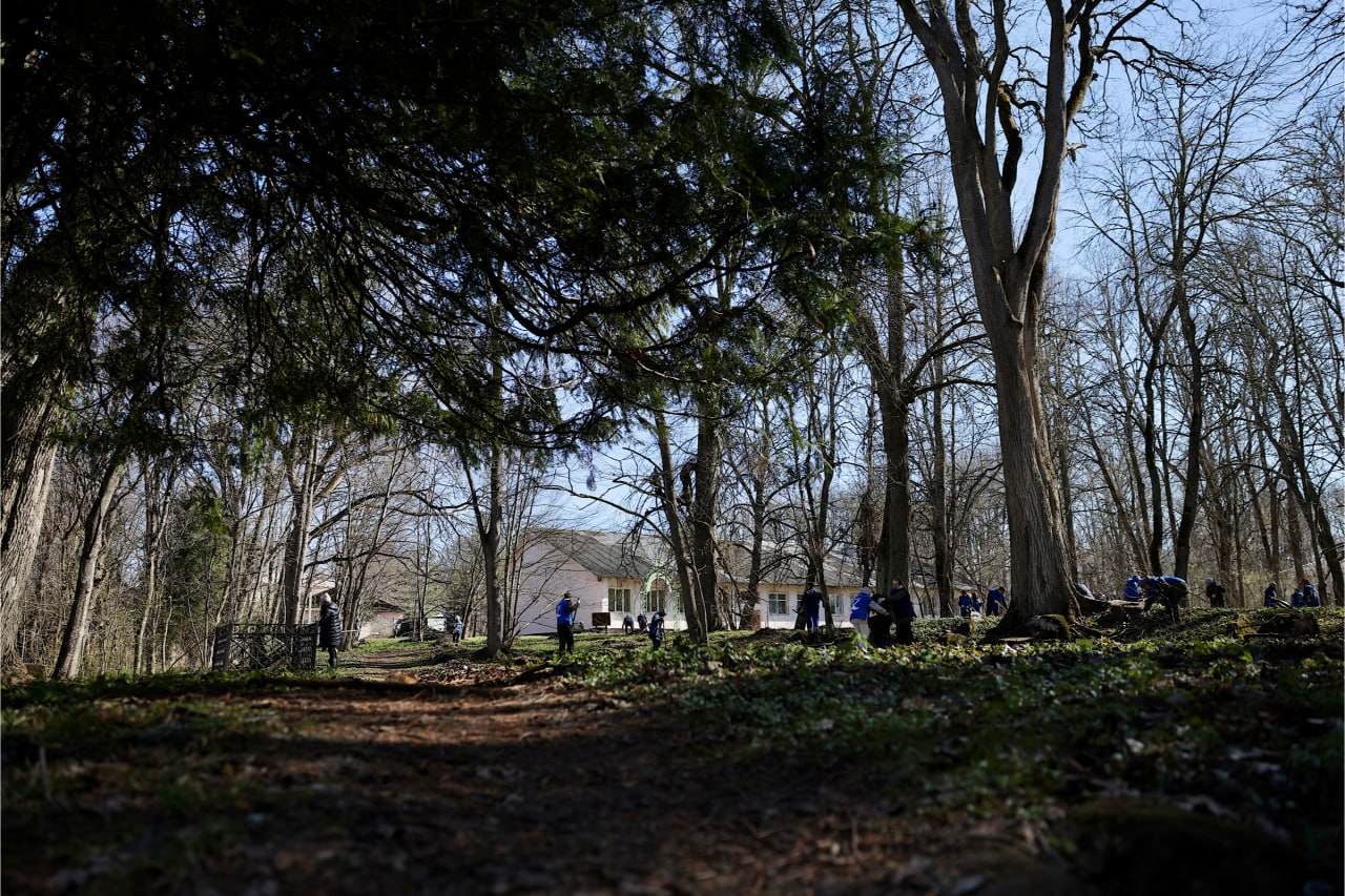 В парке усадьбы Выбити Солецкого округа прошла «Генеральная уборка» В парке усадьбы Выбити Солецкого округа прошла «Генеральная уборка»