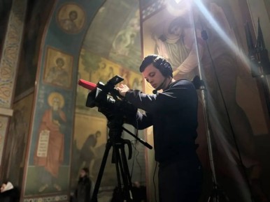 Начали прямую трансляцию Пасхального богослужения в Софийском соборе