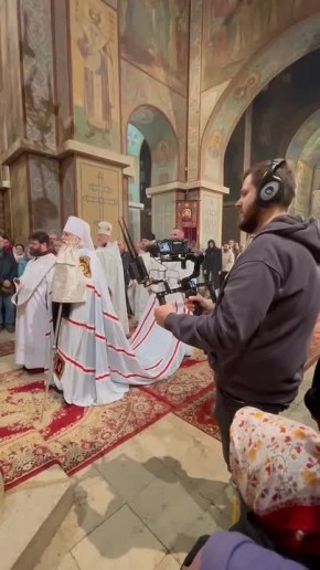 В Софийском соборе в Великом Новгороде проходит Пасхальное богослужение