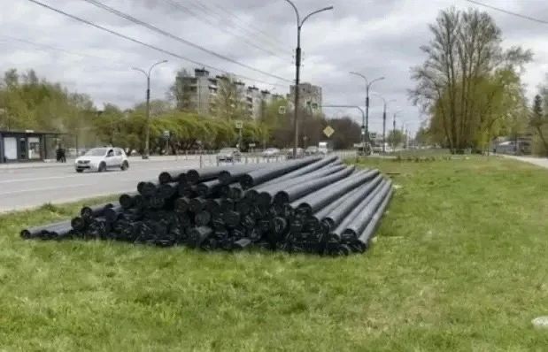 В Деревяницах протянули более километра новых труб