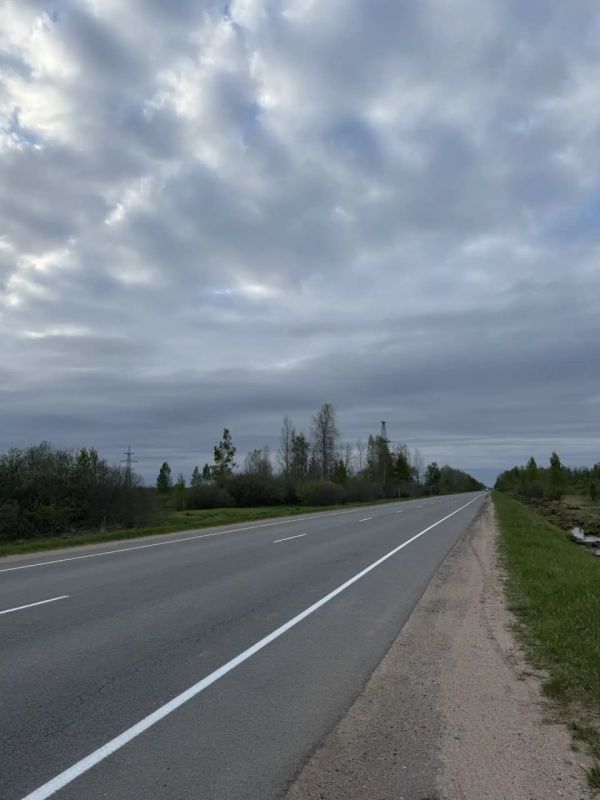 На дорогах Новгородской области обновят более 3800 километров разметки