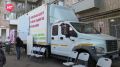 Во дворе на Псковской улице побывала «поликлиника на колёсах»