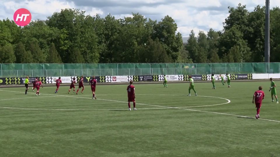 Новгородские футболисты выиграли матч четвёртого тура Юношеской футбольной лиги
