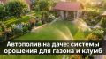 Автополив на даче: как организовать эффективное орошение газона и клумб