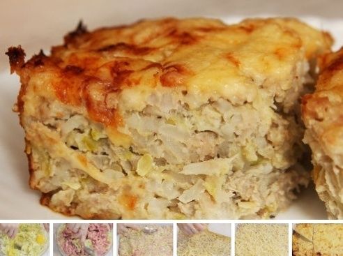 Кабачковая запеканка с рисом и фаршем: просто и вкусно!