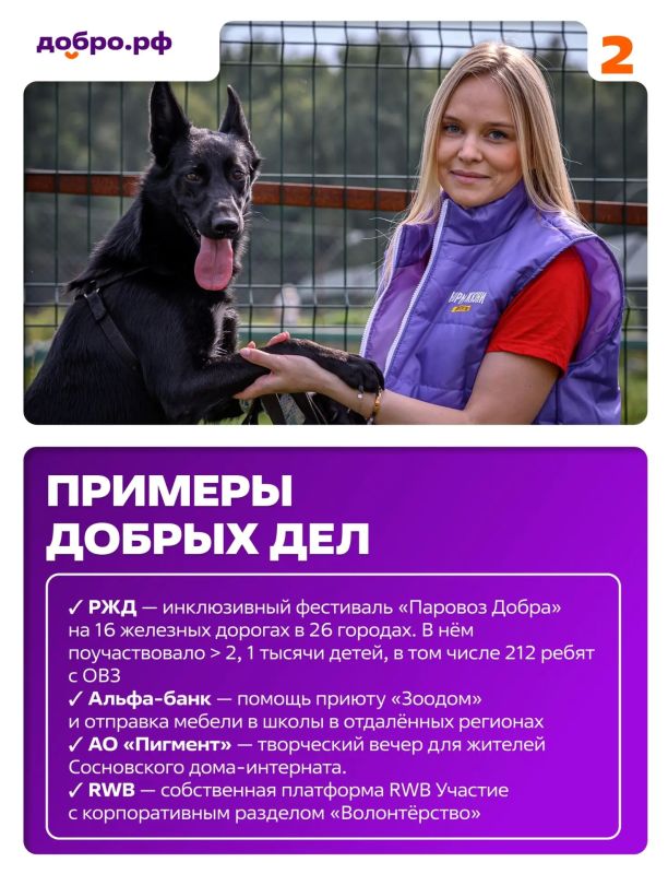 Сегодня День корпоративного волонтёрства Сегодня День корпоративного волонтёрства
