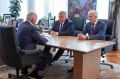 Александр Дронов, Евгений Дитрих и Сергей Чемезов обсудили работу новгородских предприятий
