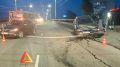 В Великом Новгороде на виадуке столкнулись два Kia Cerato