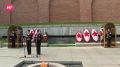 Новгородские юнармейцы заступили на Пост №1 у Вечного Огня