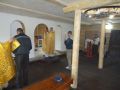 В храме при парфинской колонии провели первую литургию