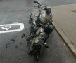 На М-11 в Маловишерском округе загорелся мотоцикл «Ямаха»