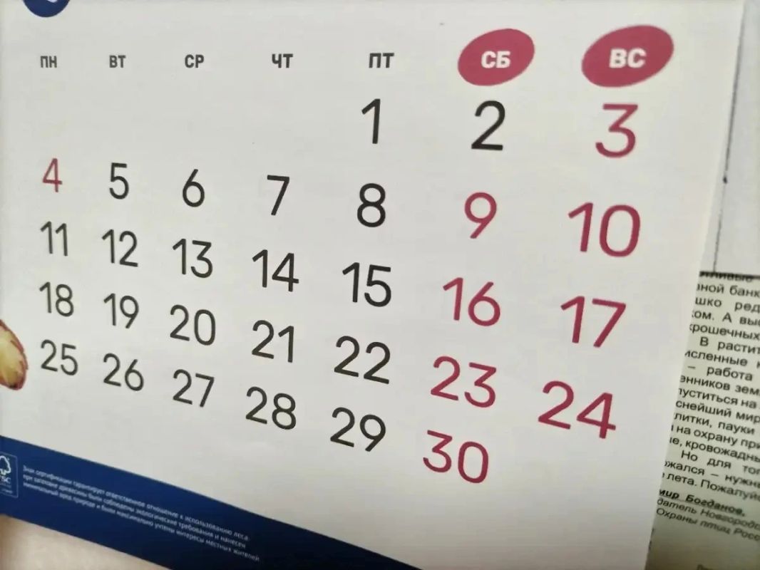 Стало известно время новогодних каникул в 2027 году