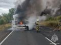 В деревне Соколово Старорусского округа сгорел грузовик