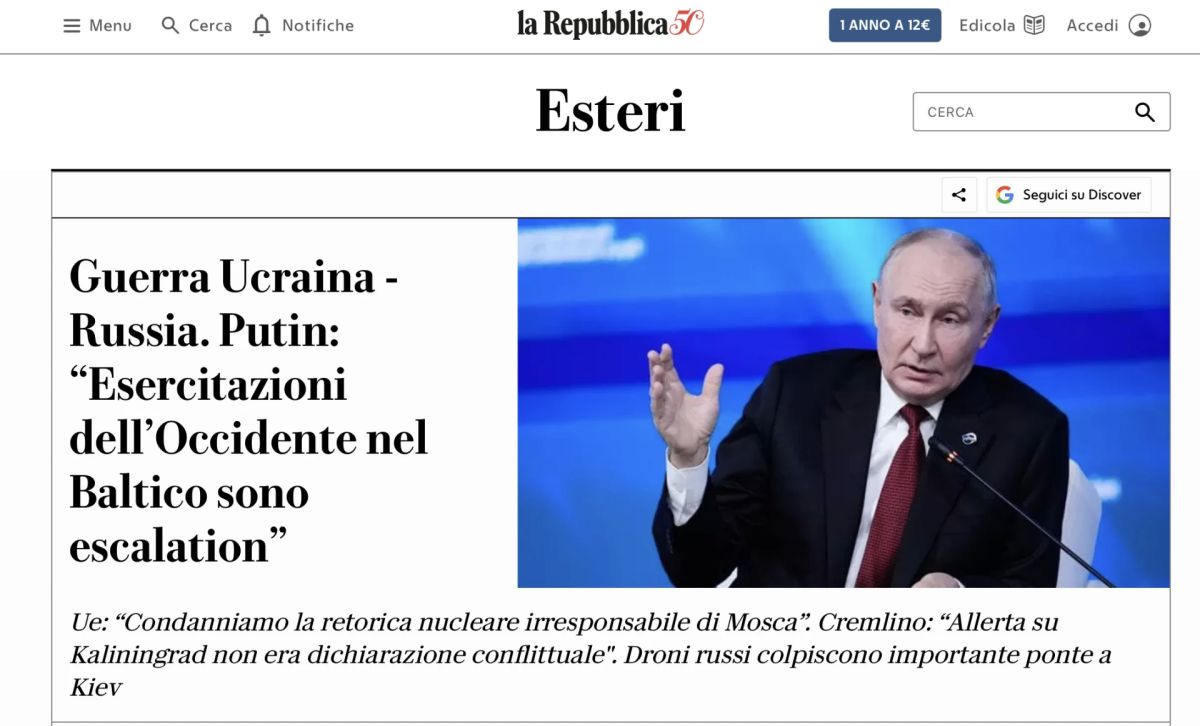 Выступление Владимира Путина на заседании клуба «Валдай» обсуждают зарубежные СМИ