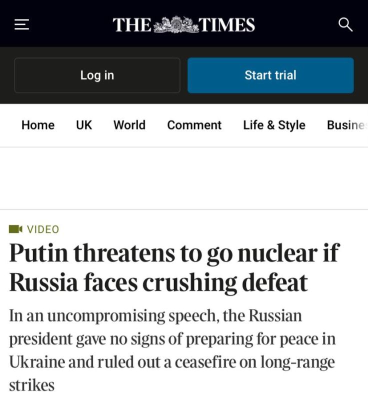 Ядерный гриб – единственное, что увидели мировые СМИ в речи Путина на Валдае