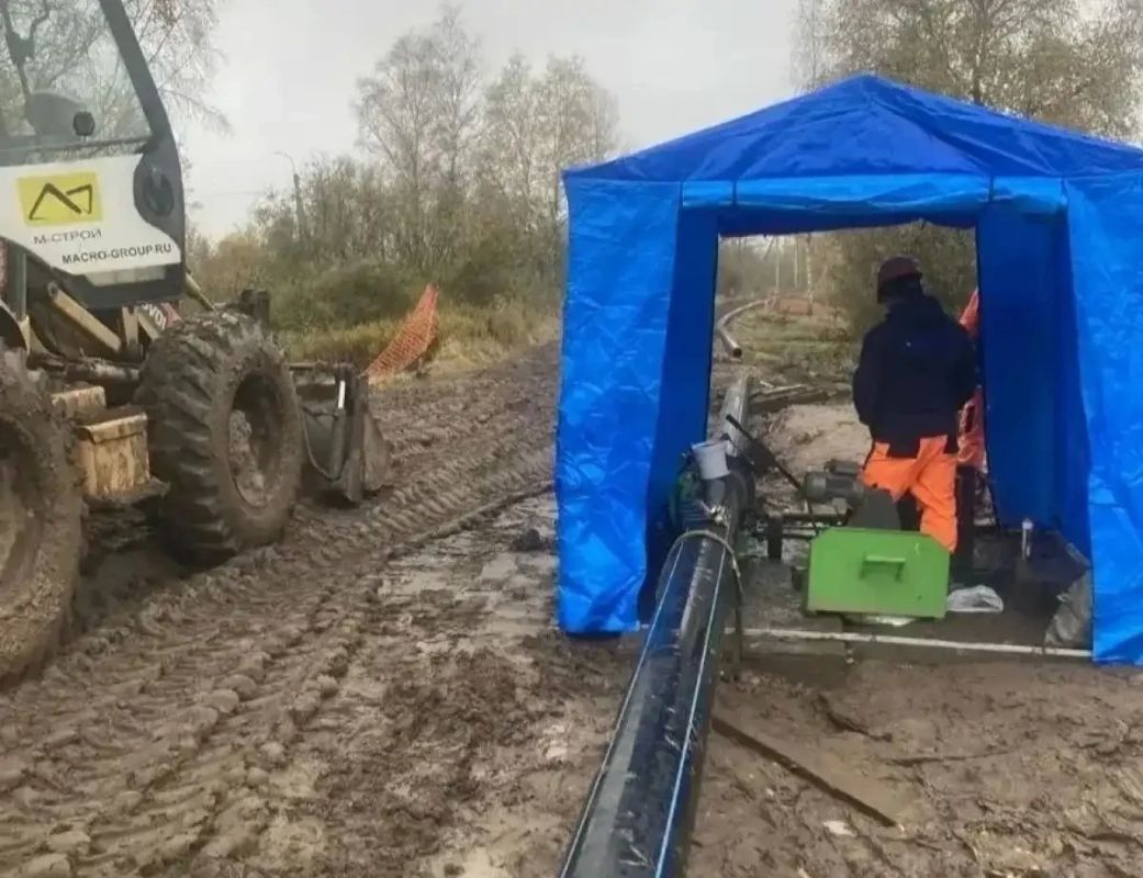 В Новгородской агломерации уложили более 12 километров канализационных сетей