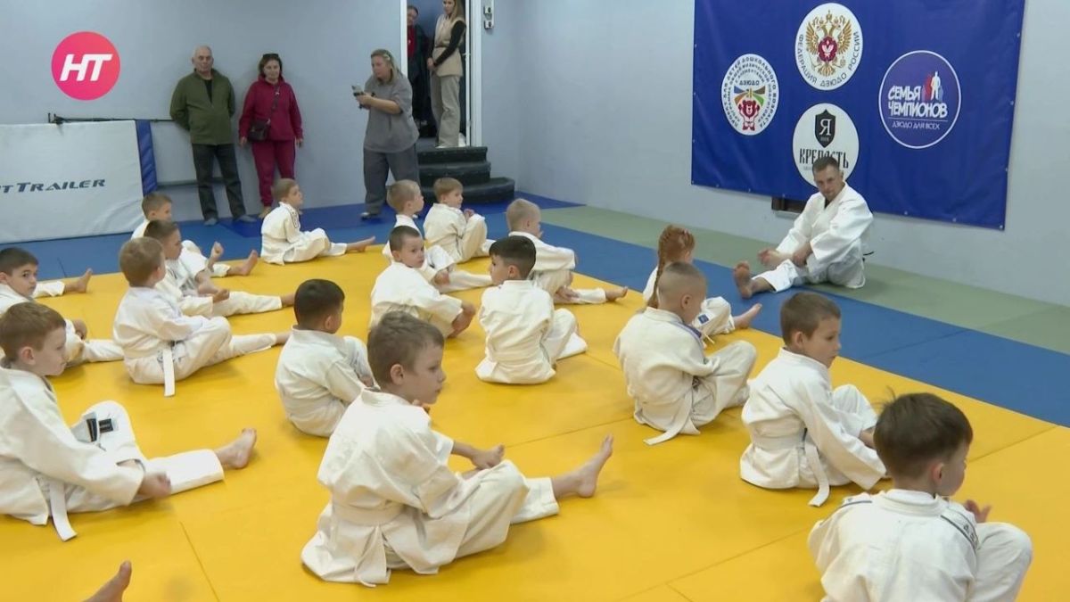 На базе организации «ЯКрепость» прошла открытая тренировка по дзюдо